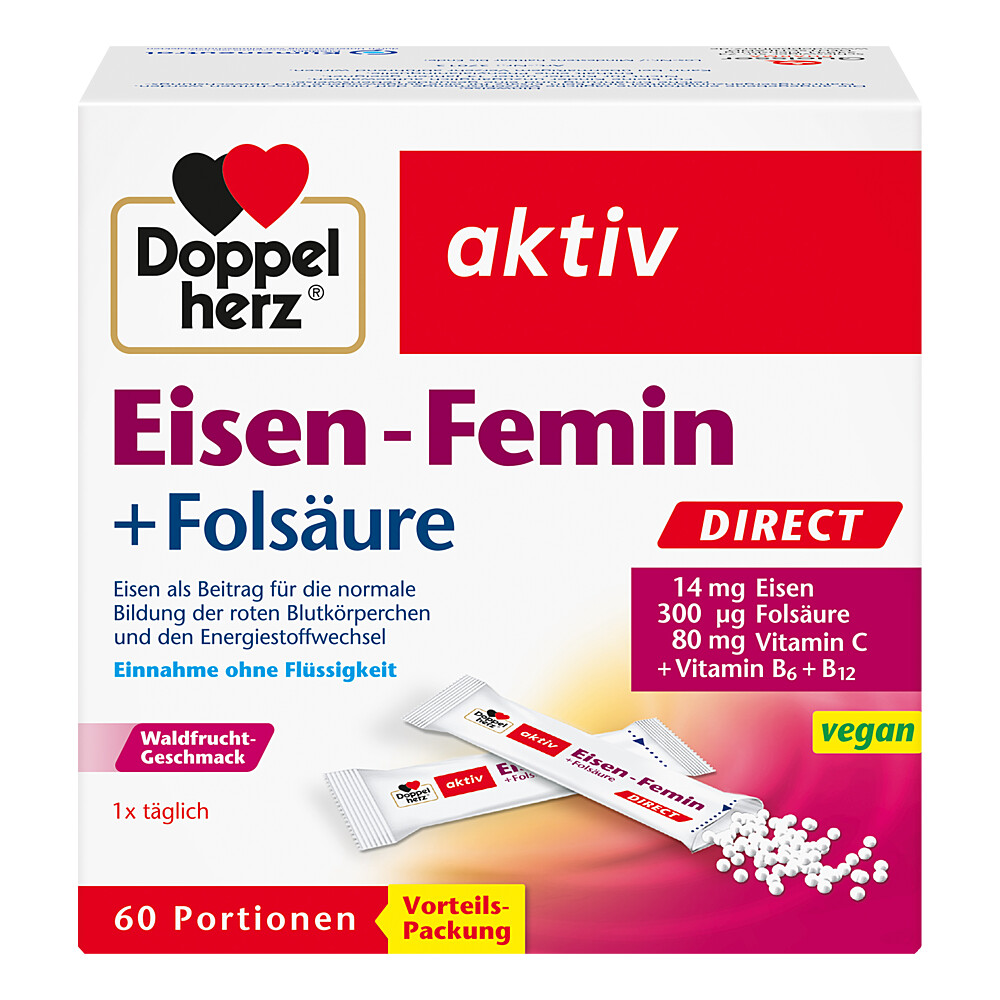 DOPPELHERZ Eisen-Femin DIRECT Pellets Abbildung für DOPPELHERZ Eisen-Femin DIRECT Pellets
