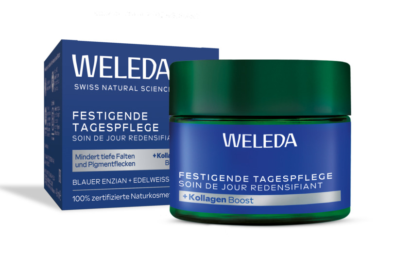 WELEDA festigende Tagespflege blauer Enz.&Edelwei. Abbildung für WELEDA festigende Tagespflege blauer Enz.&Edelwei.