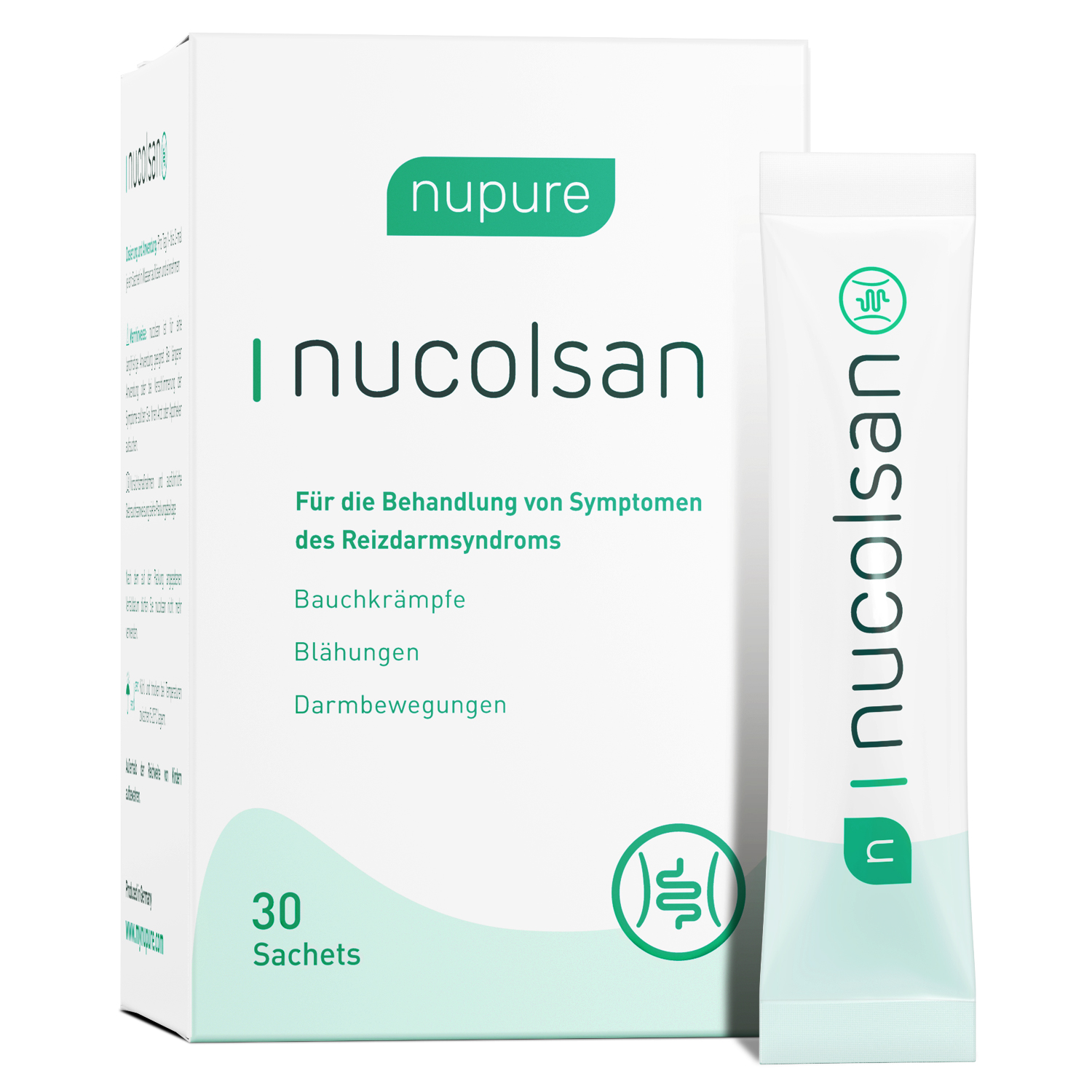 NUPURE nucolsan-Medizinprodukt zur Behandlung des Reizdarmsyndroms Abbildung für NUPURE nucolsan-Medizinprodukt zur Behandlung des Reizdarmsyndroms
