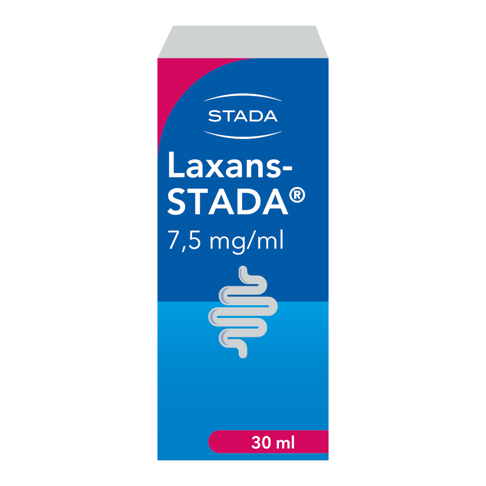 LAXANS-STADA 7,5 mg Tropfen zum Einnehmen Abbildung für LAXANS-STADA 7,5 mg Tropfen zum Einnehmen