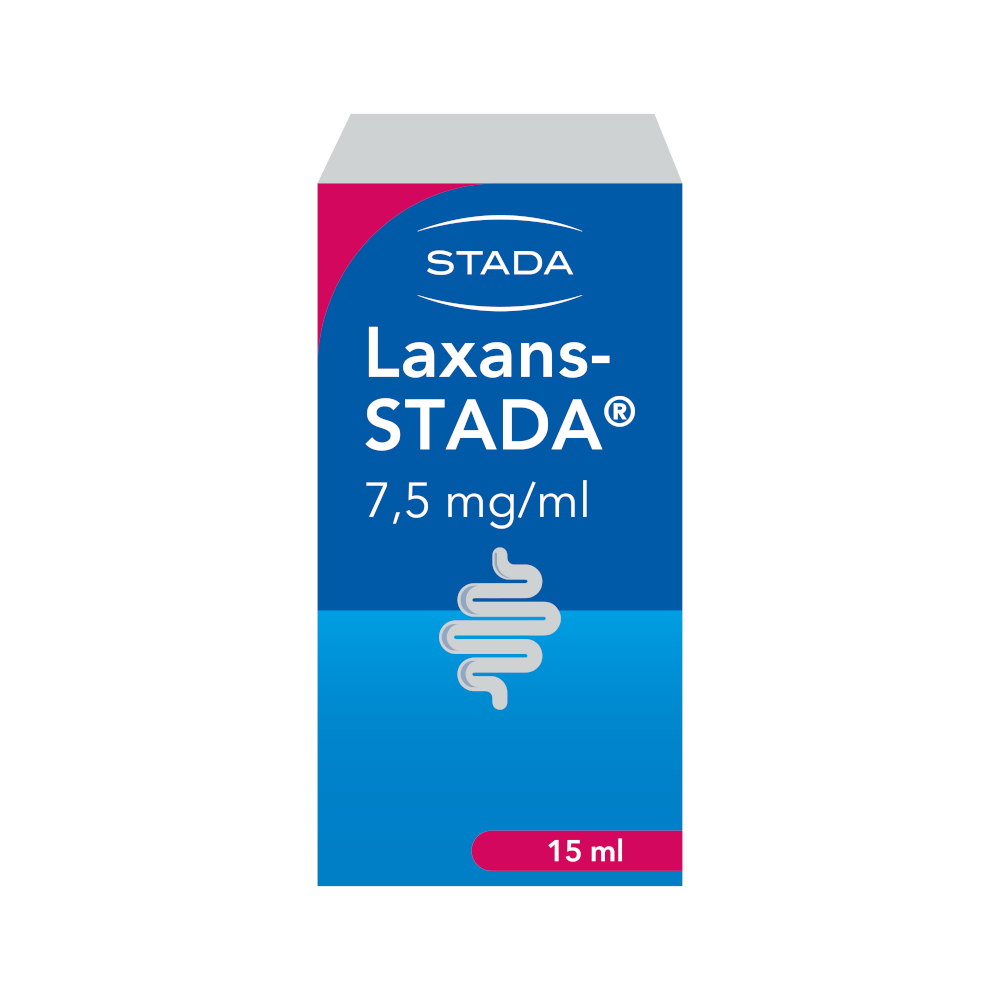 LAXANS-STADA 7,5 mg Tropfen zum Einnehmen Abbildung für LAXANS-STADA 7,5 mg Tropfen zum Einnehmen