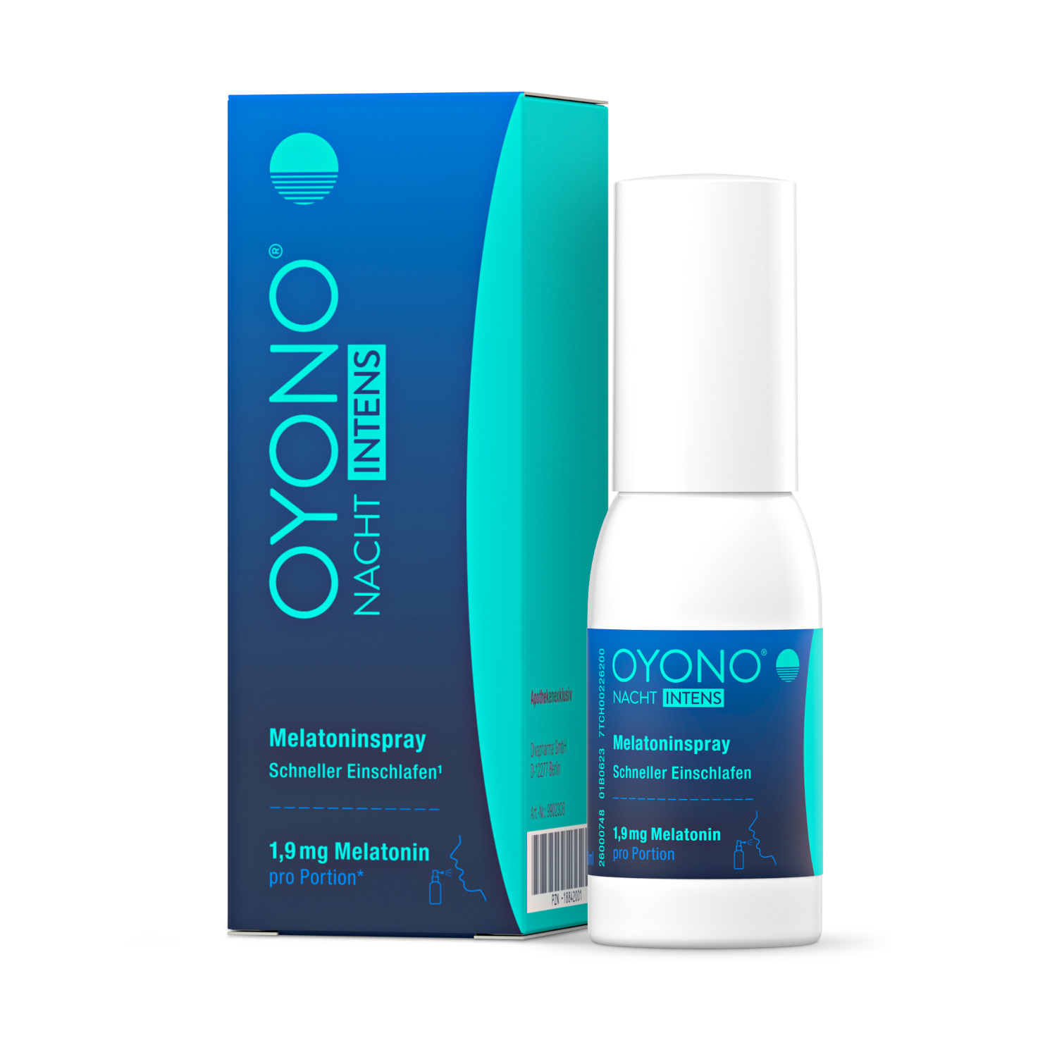 OYONO Nacht Intens Melatoninspray Abbildung für OYONO Nacht Intens Melatoninspray