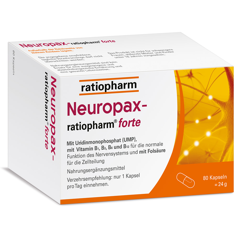 NEUROPAX-ratiopharm forte Kapseln Abbildung für NEUROPAX-ratiopharm forte Kapseln