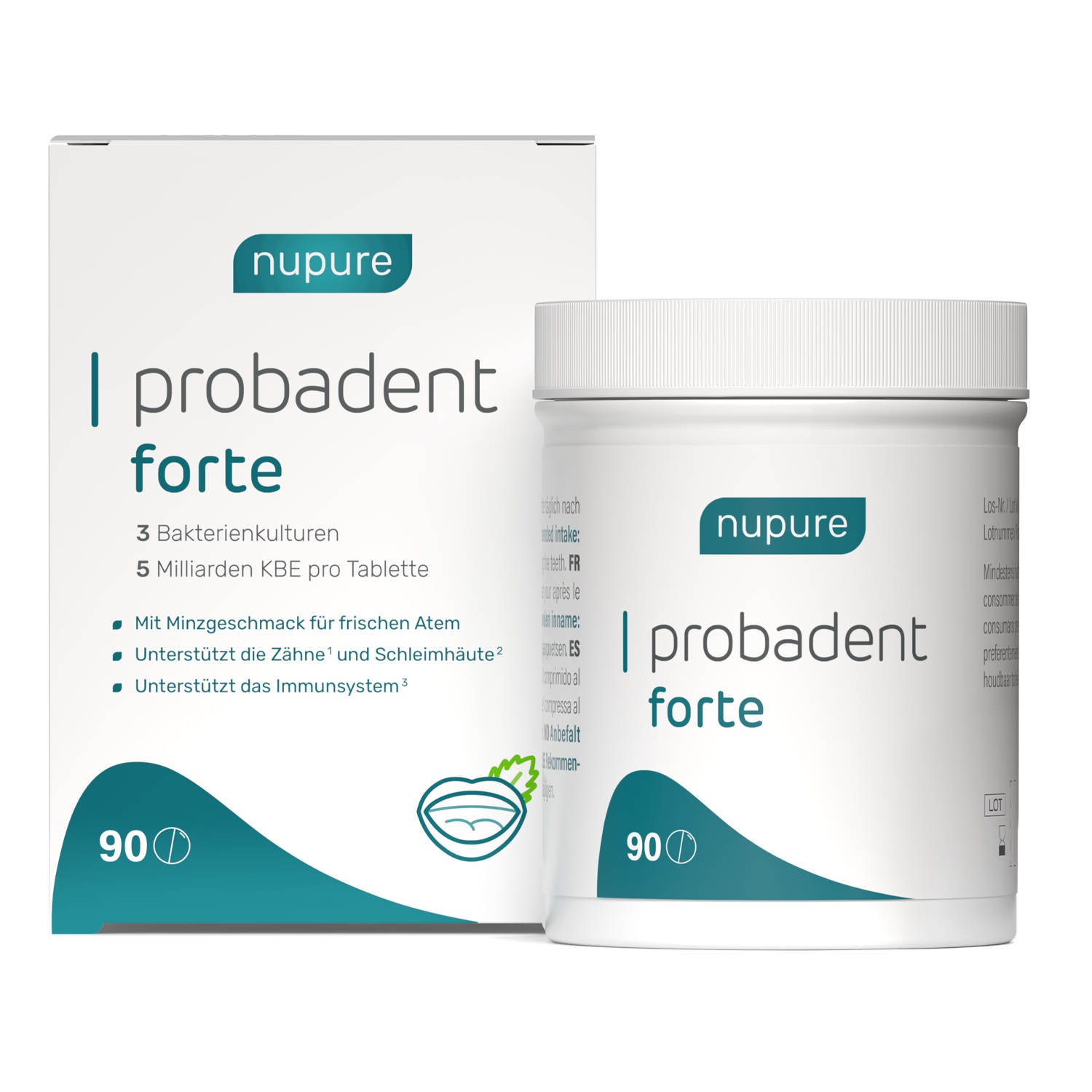 NUPURE probadent forte 3 Bakt.Kult.5 Mrd.KBE Lut. Abbildung für NUPURE probadent forte 3 Bakt.Kult.5 Mrd.KBE Lut.