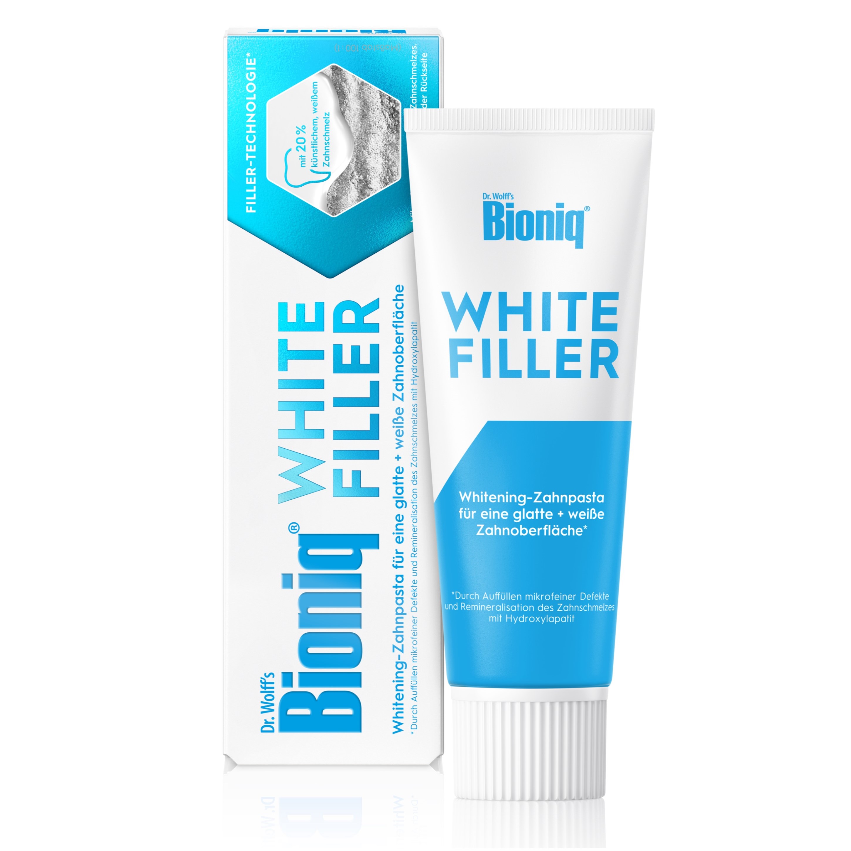 BIONIQ White Filler Zahnpasta Abbildung für BIONIQ White Filler Zahnpasta